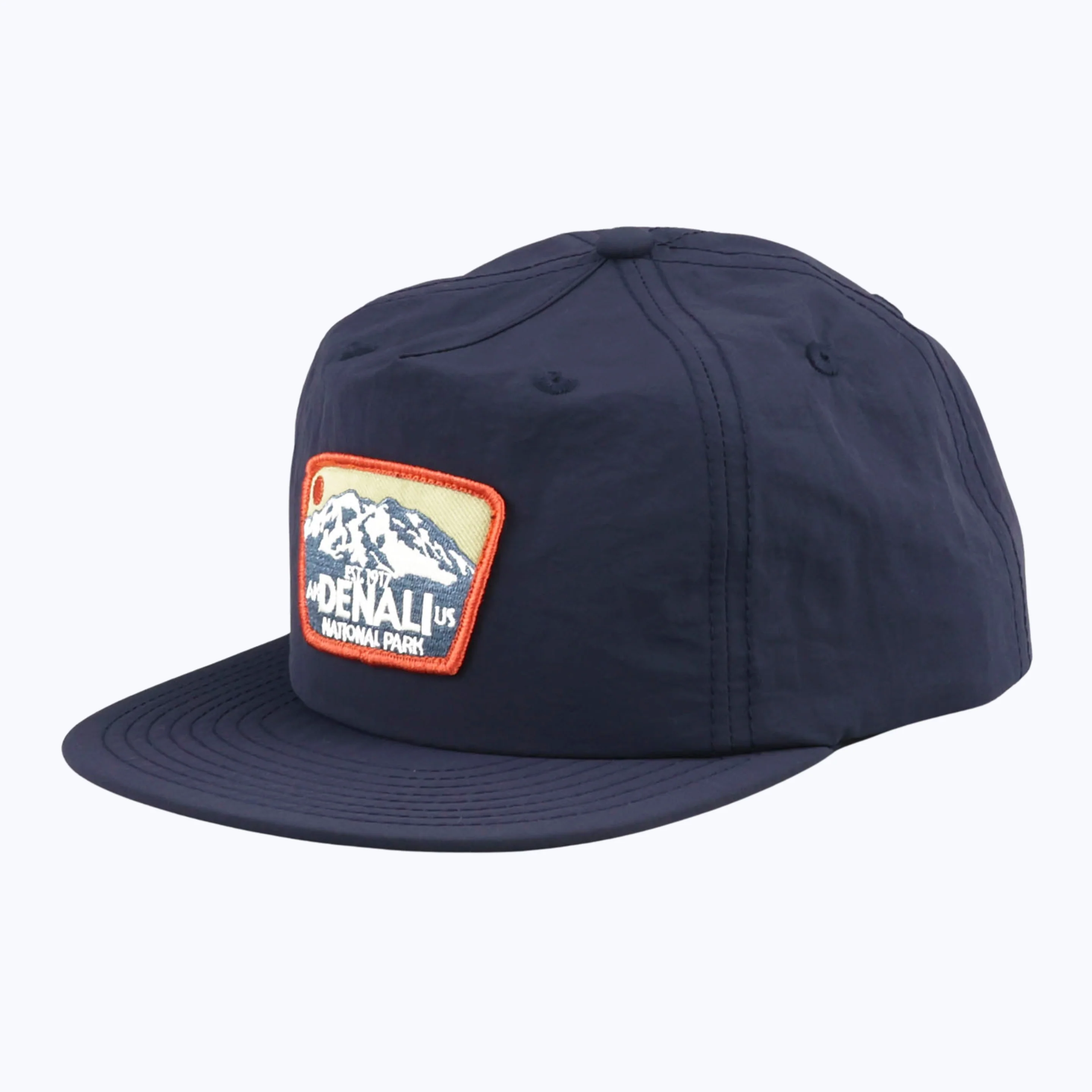Denali National Park Patch Recycled Nylon Cap - Navy - Image 5
