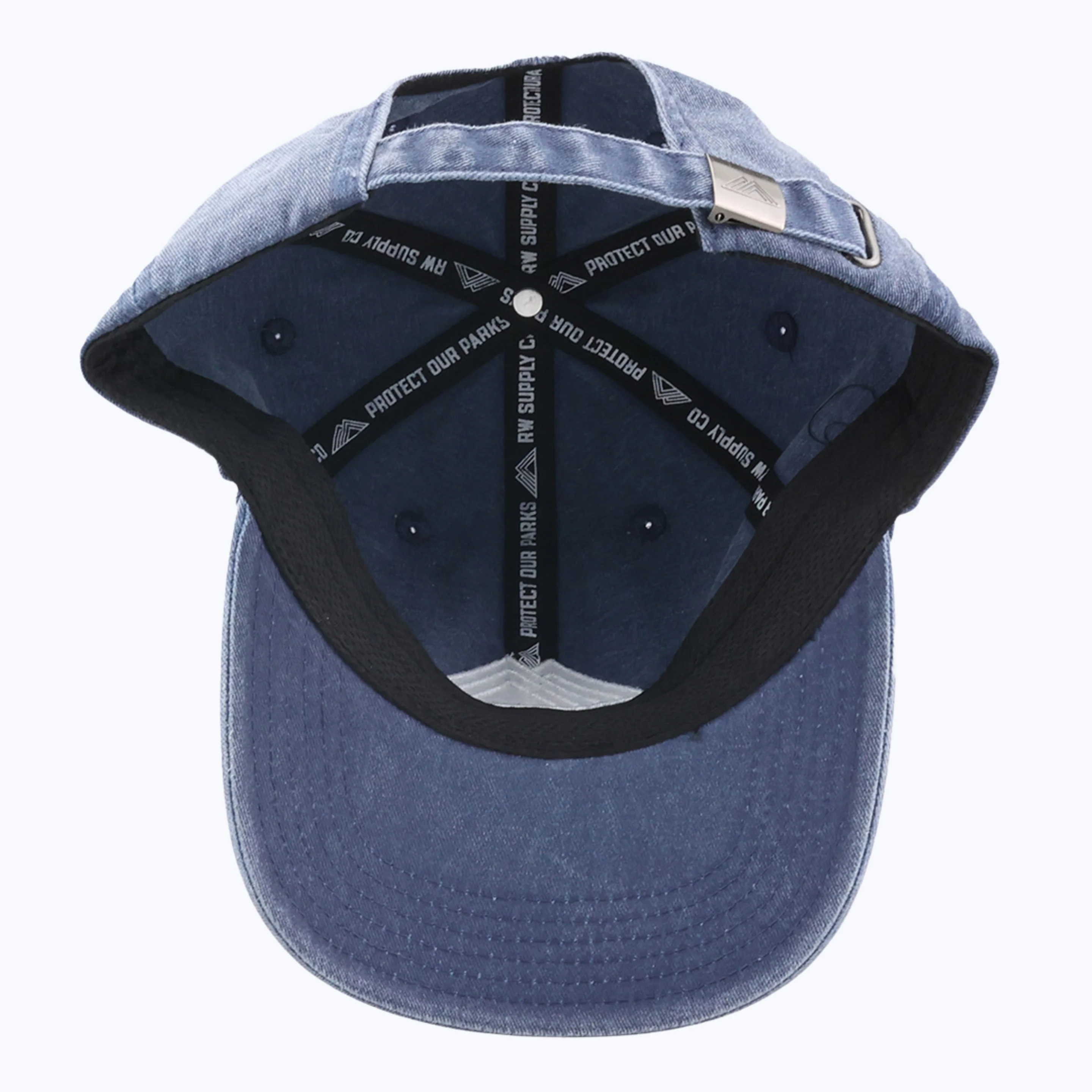 Logo Vintage Wash Dad Cap - Denim - Image 5