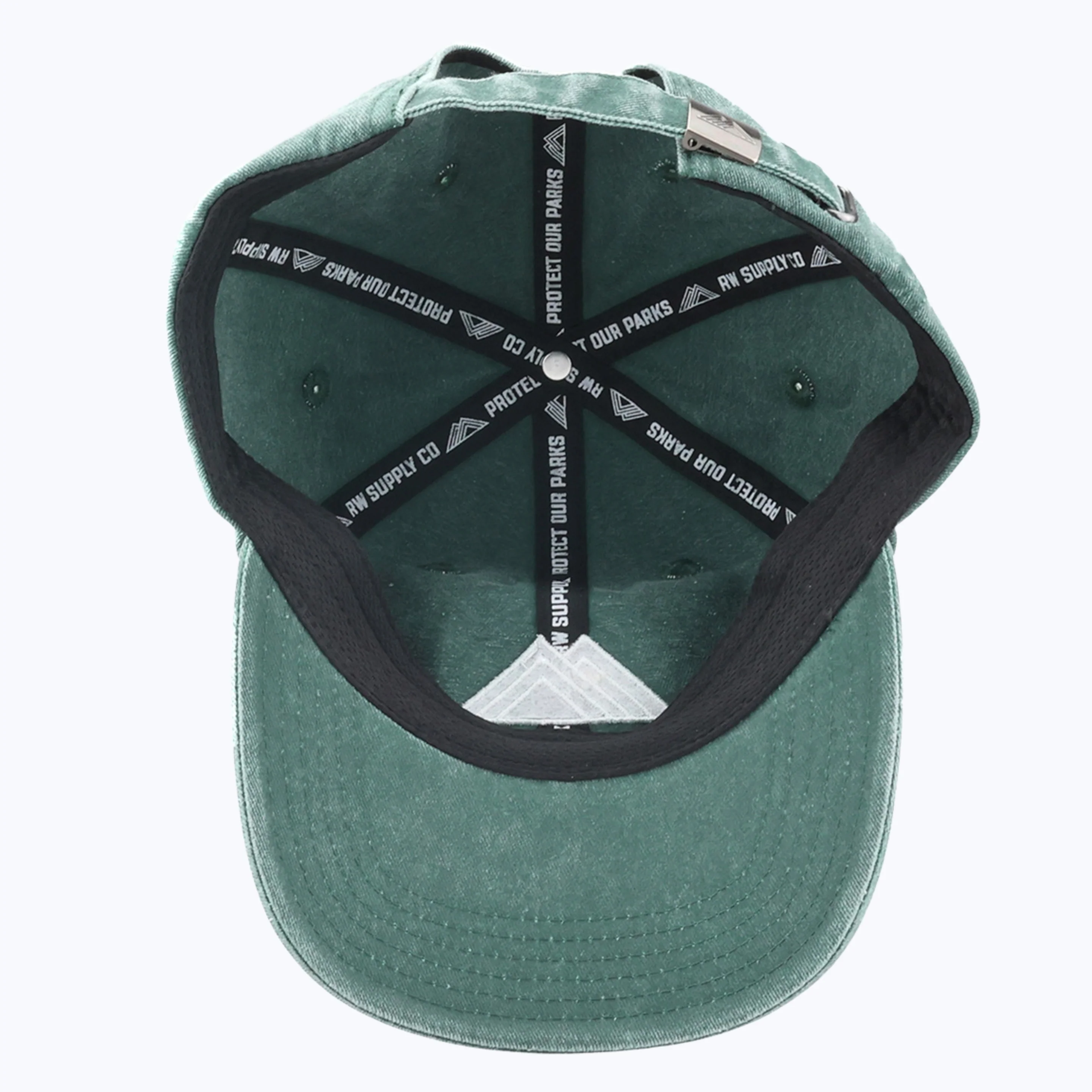 Logo Vintage Wash Dad Cap - Forest - Image 5