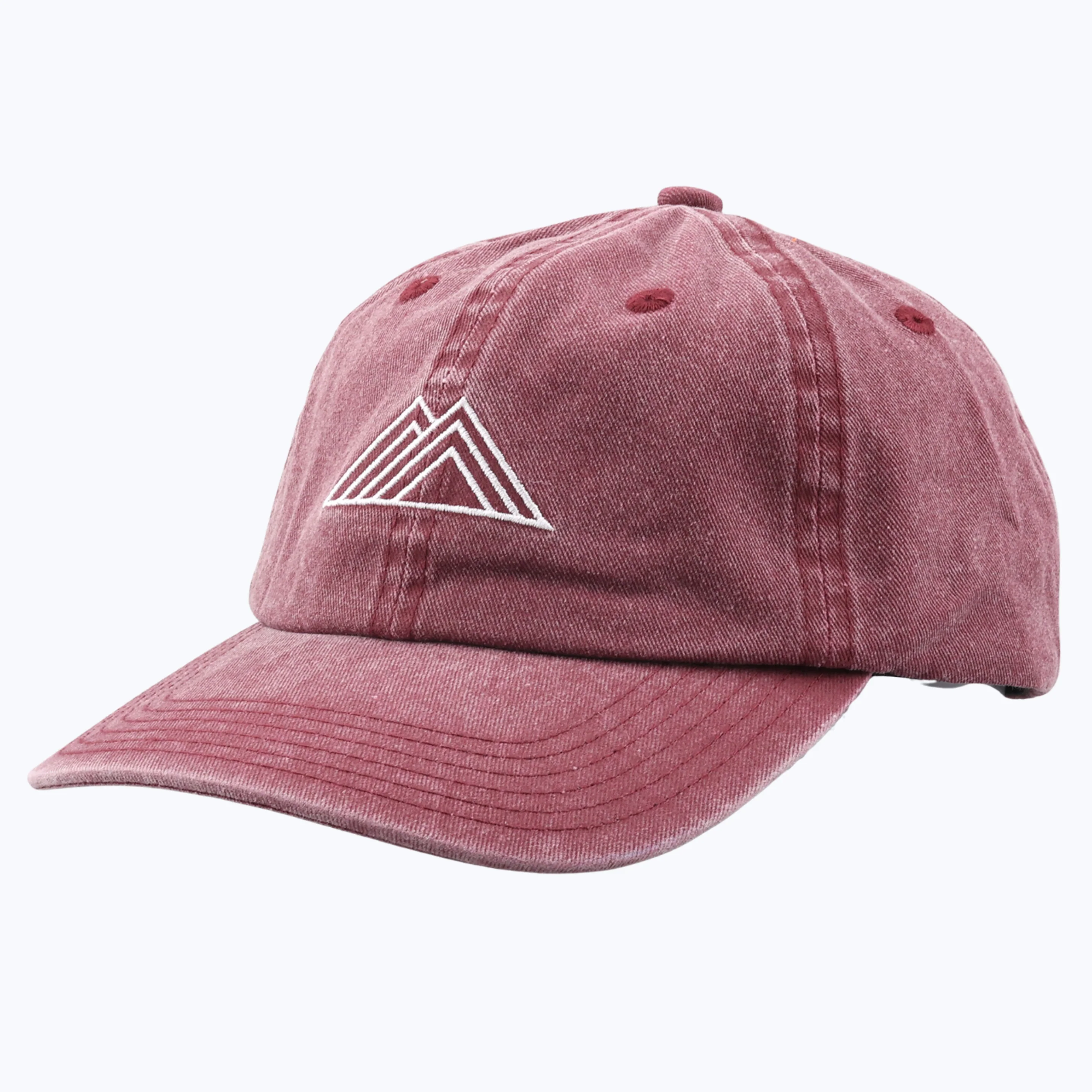 Logo Vintage Wash Dad Cap - Maroon - Image 3