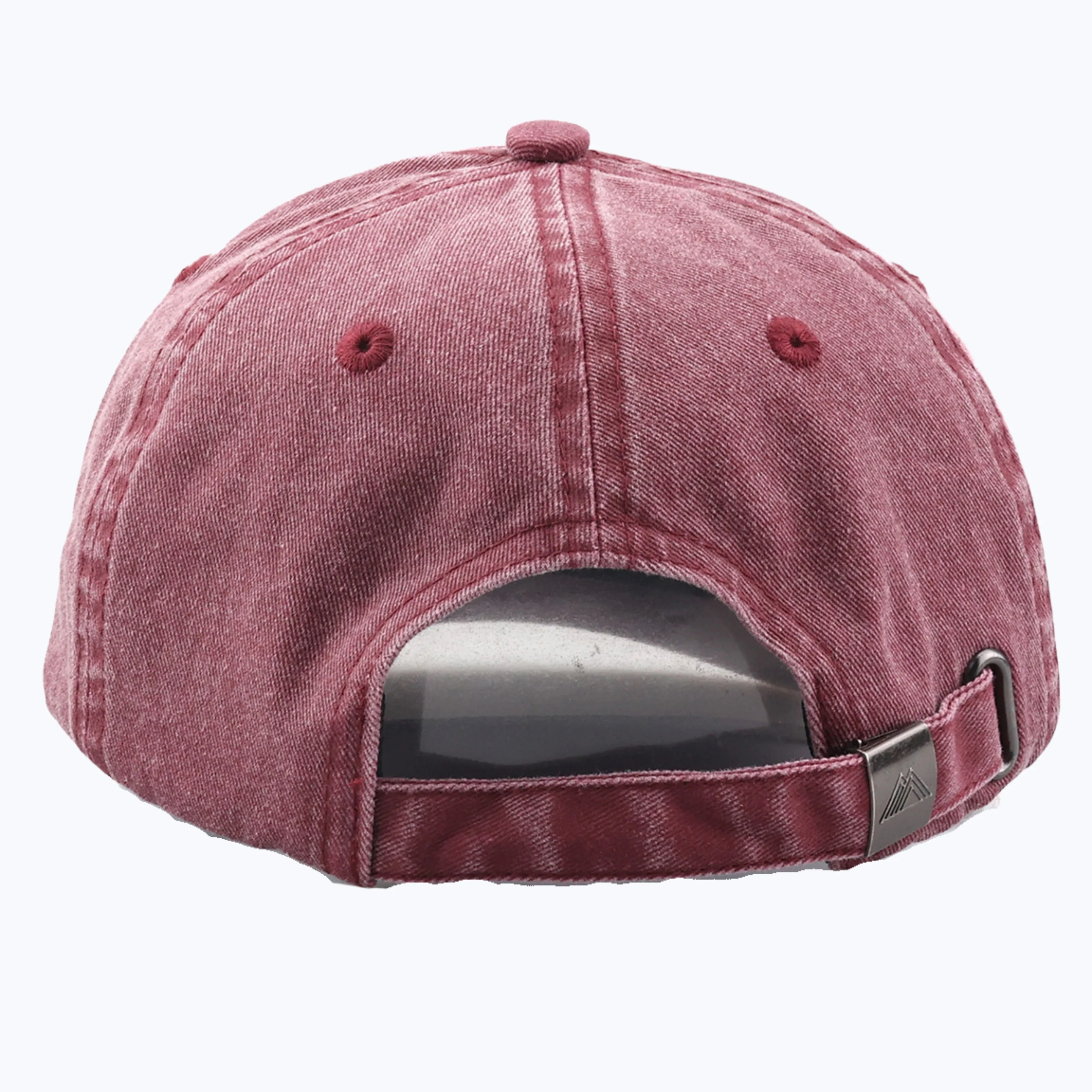 Logo Vintage Wash Dad Cap - Maroon - Image 6