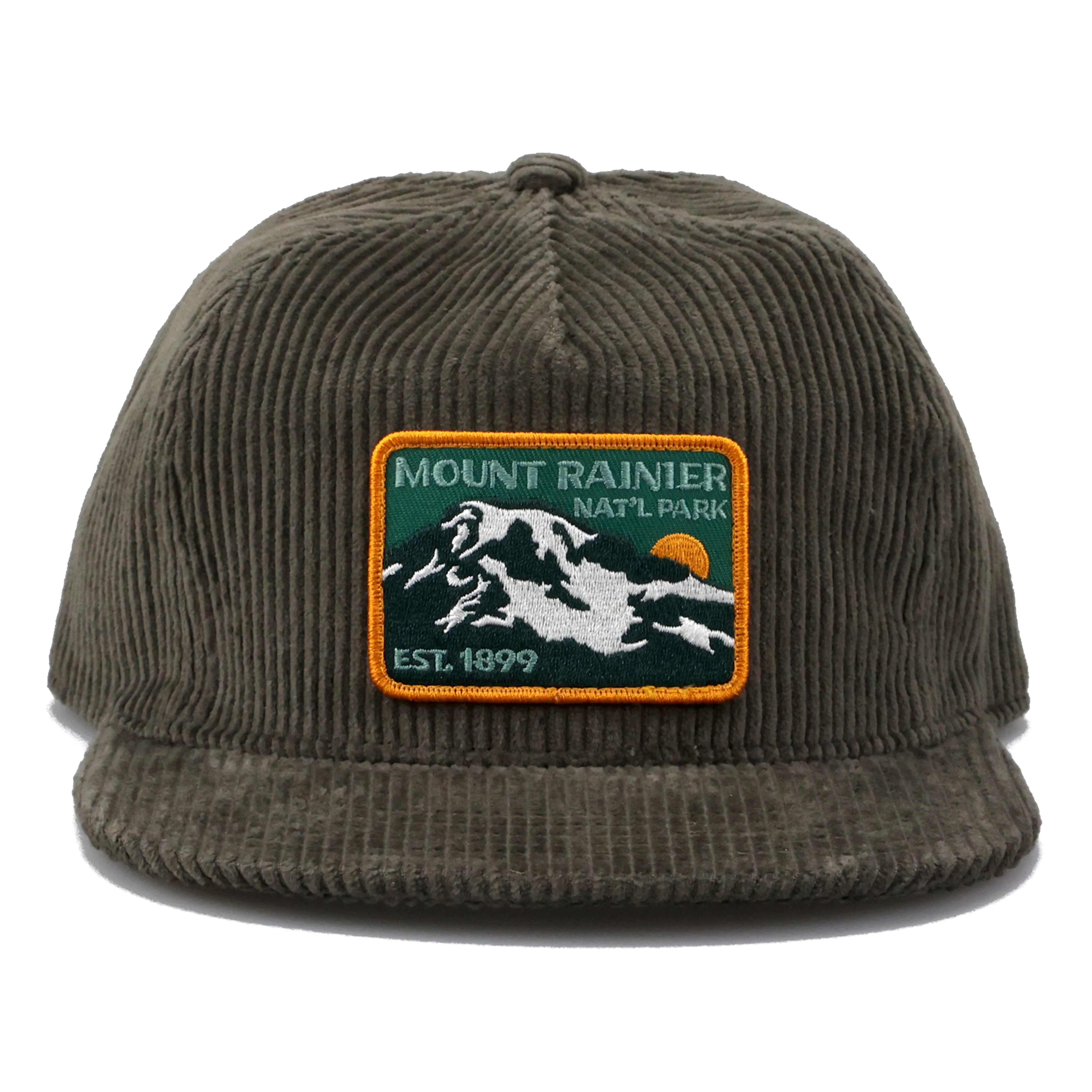 Mount Rainier National Park Est 1899 Corduroy Vintage Cap - Image 7