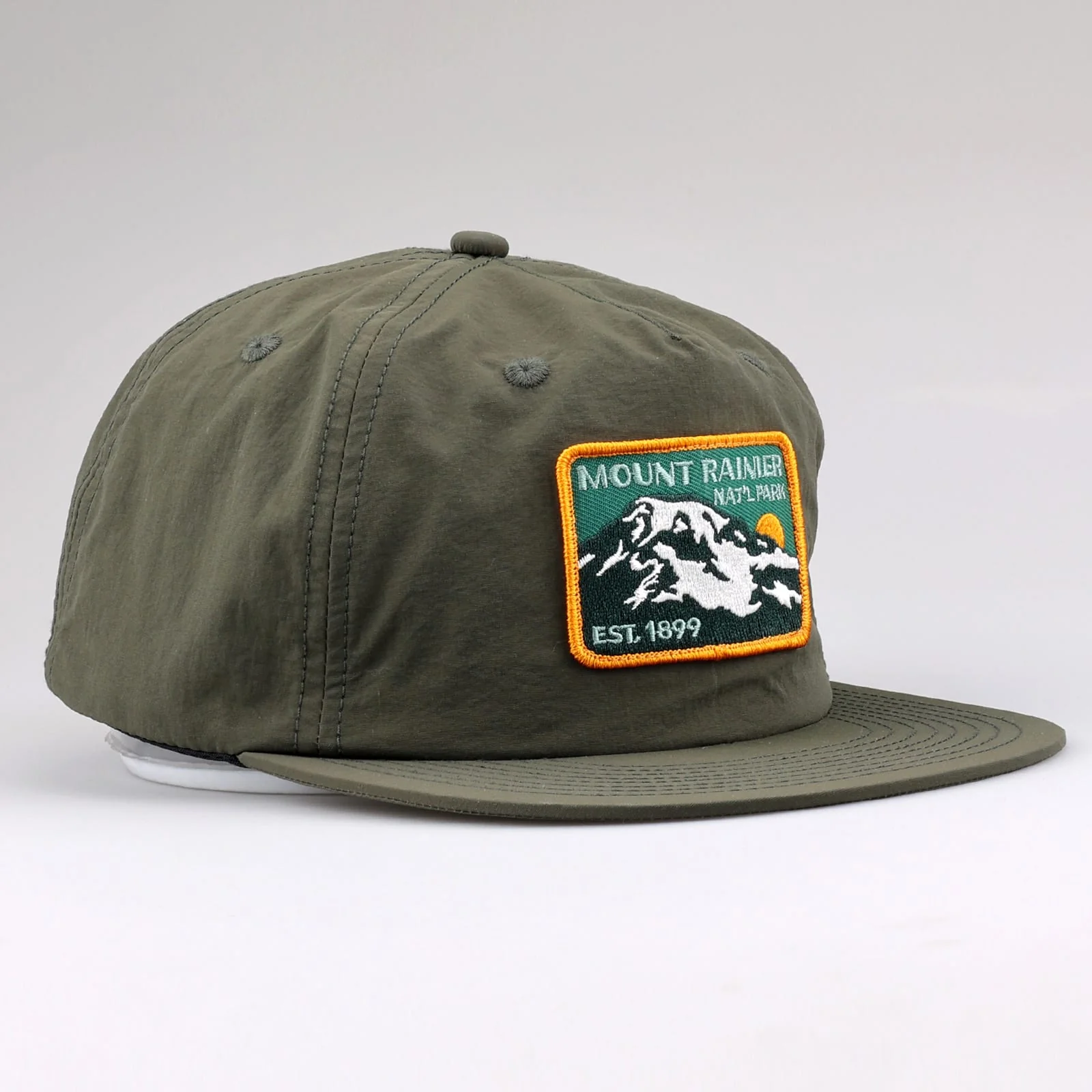 Mount Rainier National Park Est 1899 Recycled Nylon Cap - Image 4