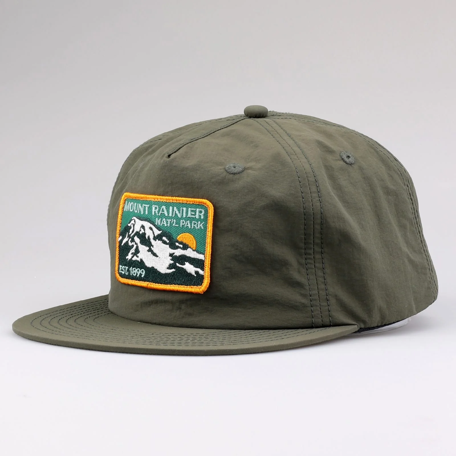 Mount Rainier National Park Est 1899 Recycled Nylon Cap - Image 5
