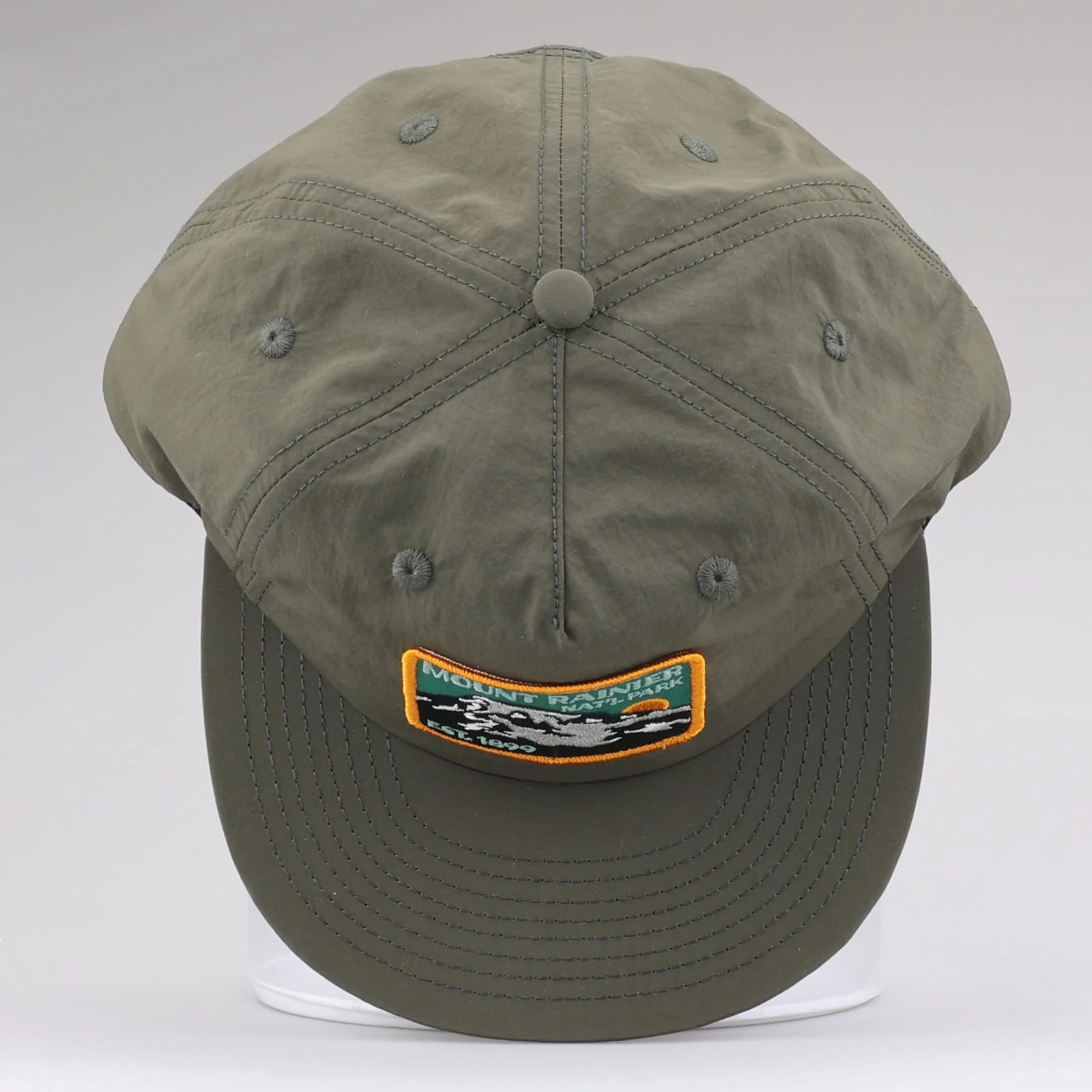 Mount Rainier National Park Est 1899 Recycled Nylon Cap - Image 7