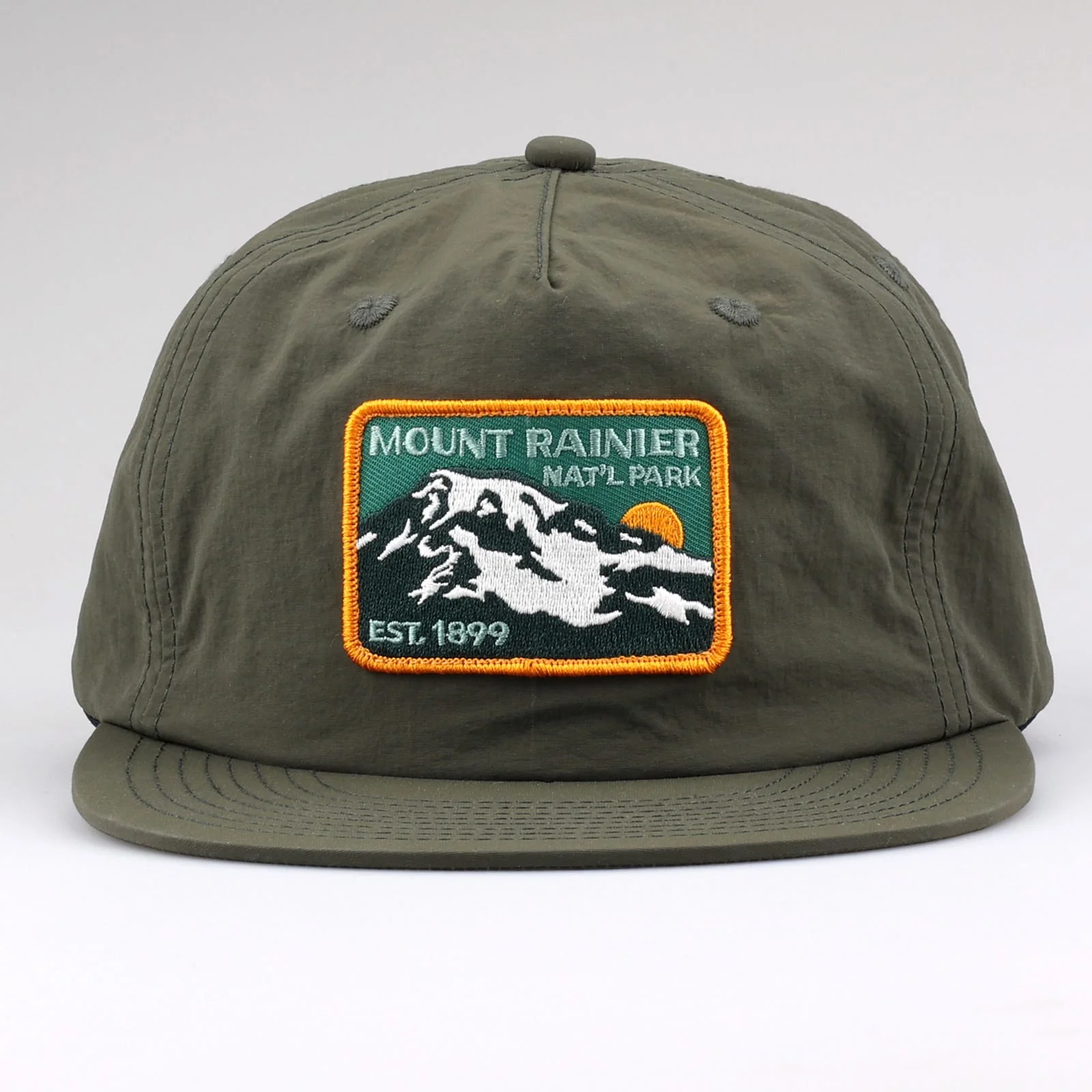 Mount Rainier National Park Est 1899 Recycled Nylon Cap - Image 9