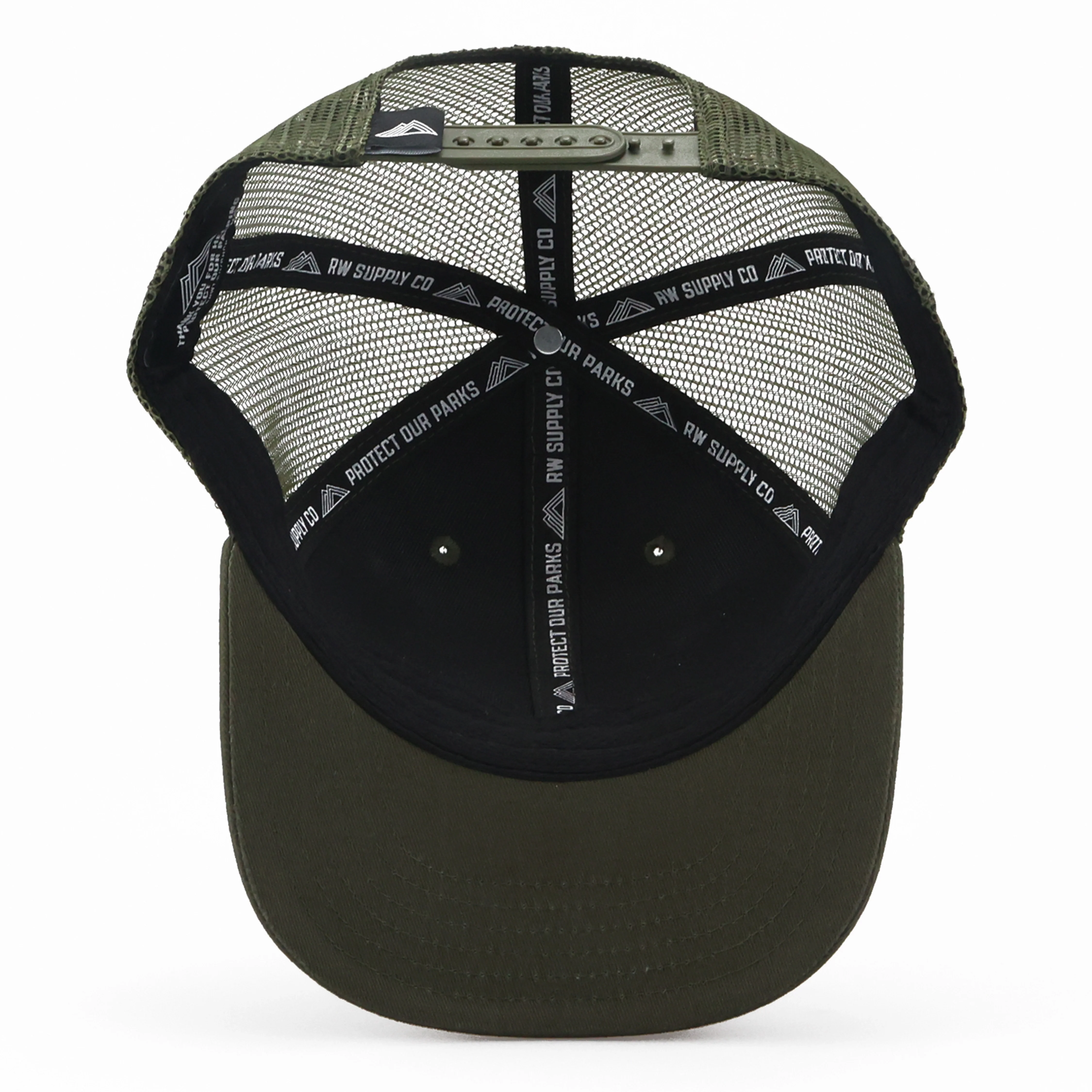 Mount Rainier National Park Est 1899 Trucker Cap - Image 4