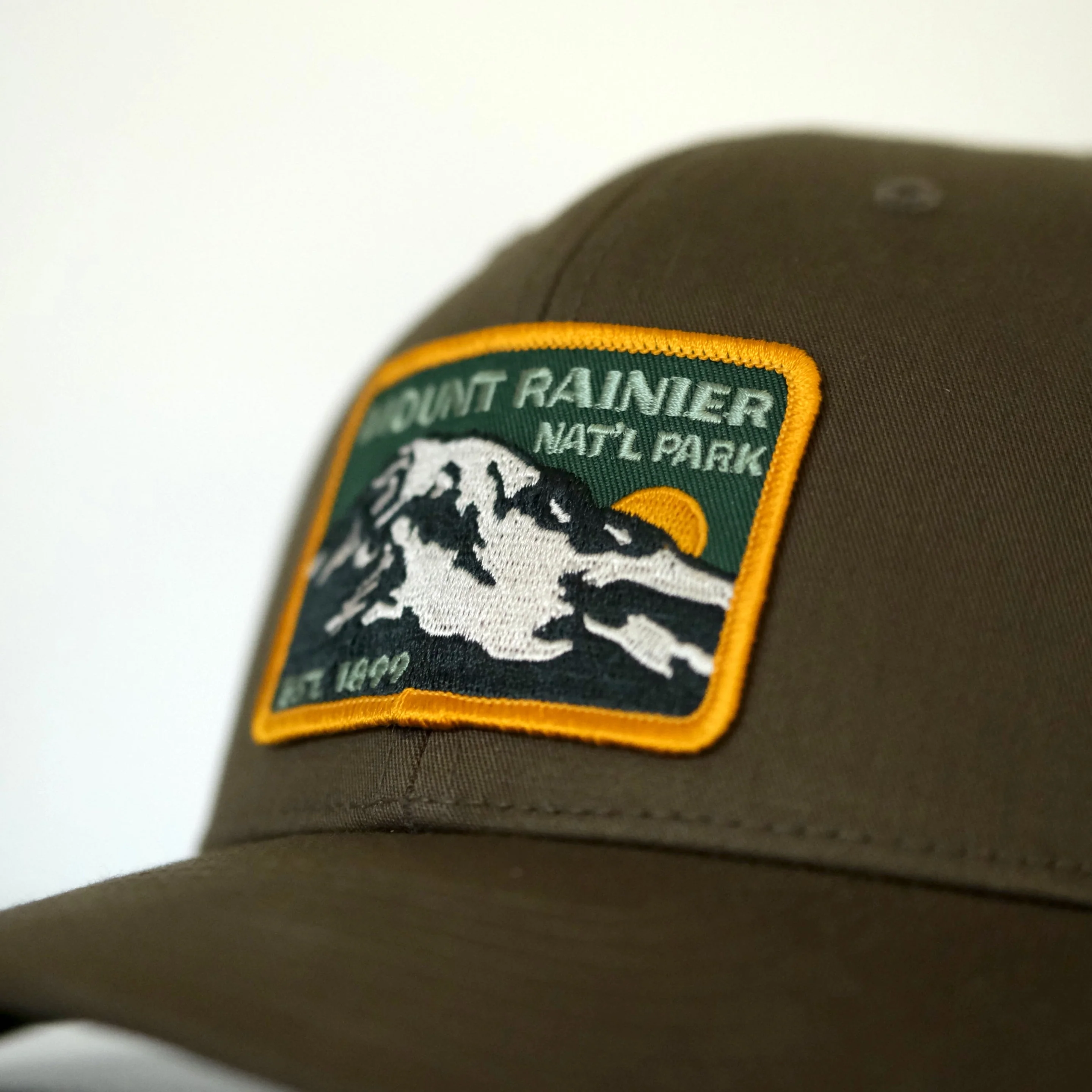 Mount Rainier National Park Est 1899 Trucker Cap - Image 6