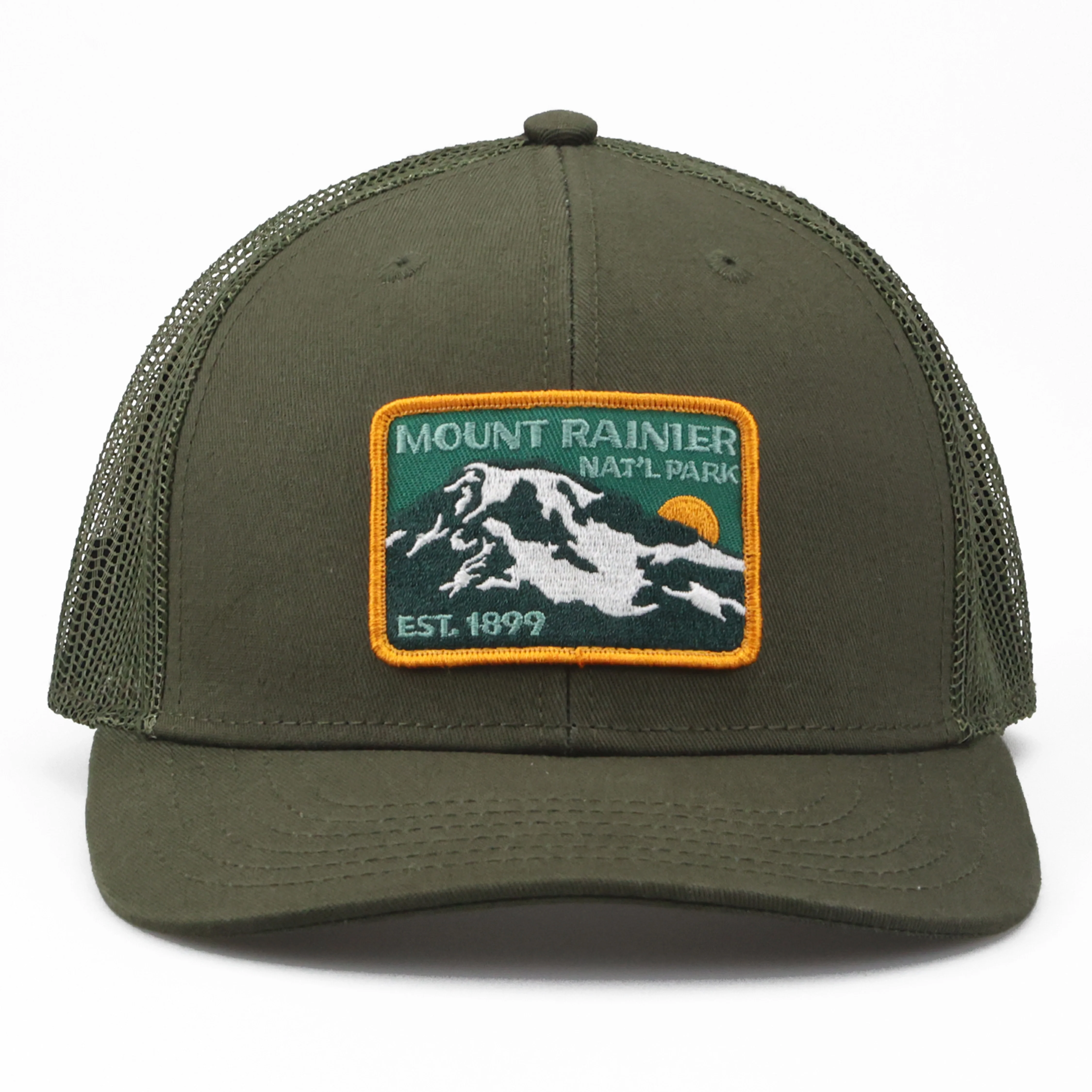Mount Rainier National Park Est 1899 Trucker Cap - Image 7