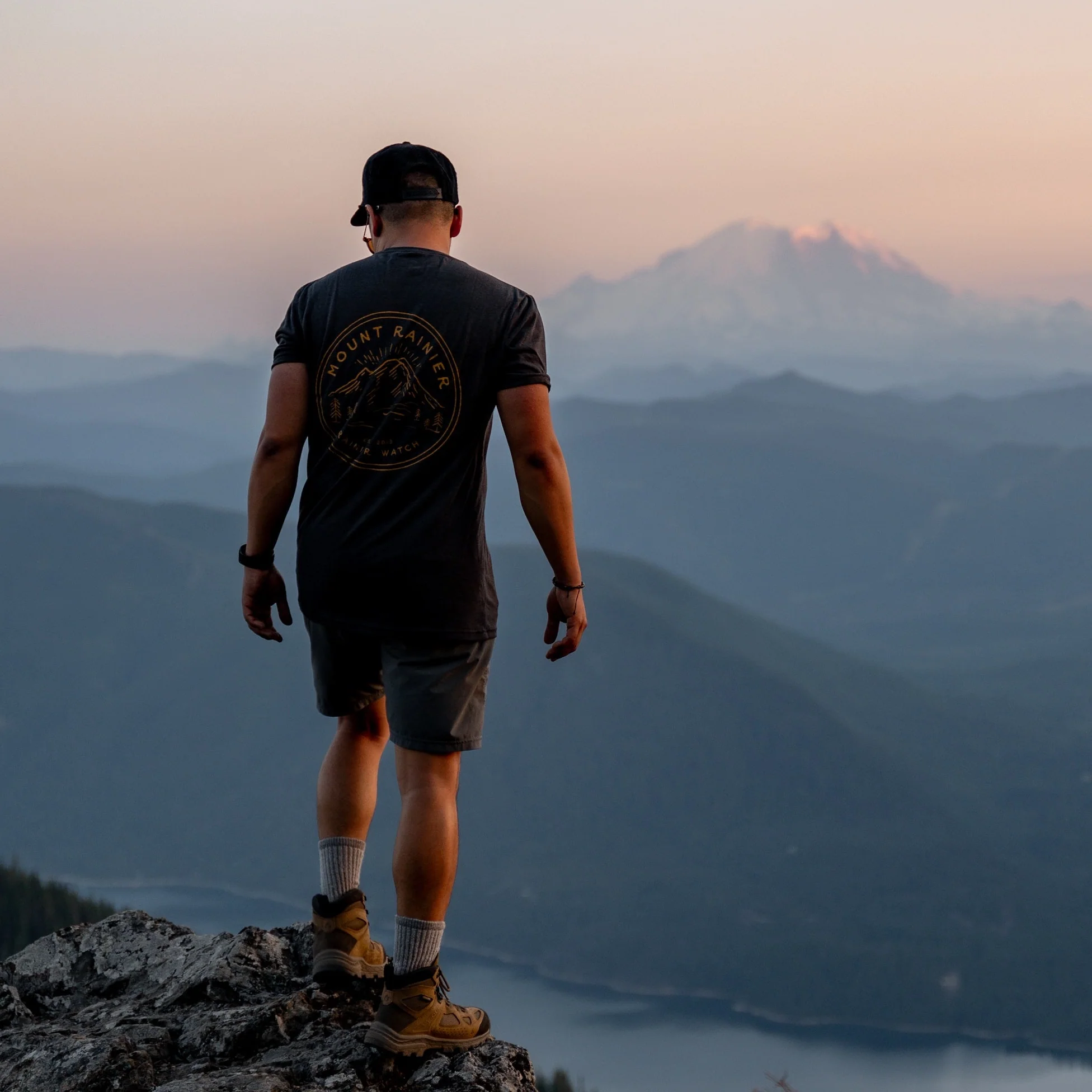 Ranger - Unisex Eco Tee - Double Sided - Heather Black - Image 5