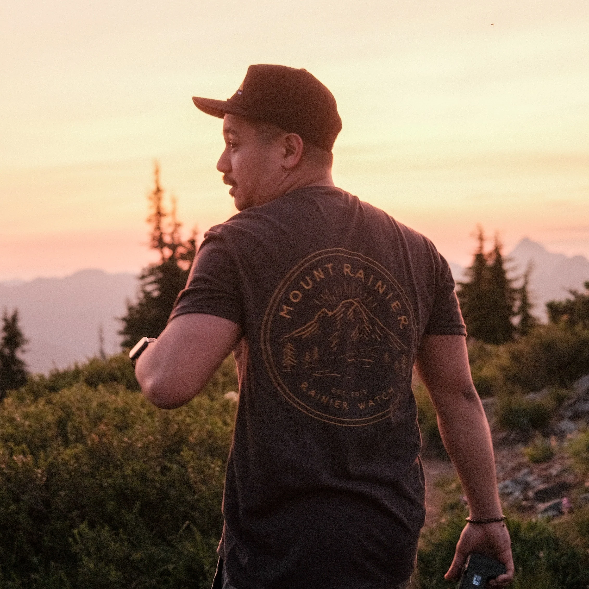 Ranger - Unisex Eco Tee - Double Sided - Heather Black - Image 6