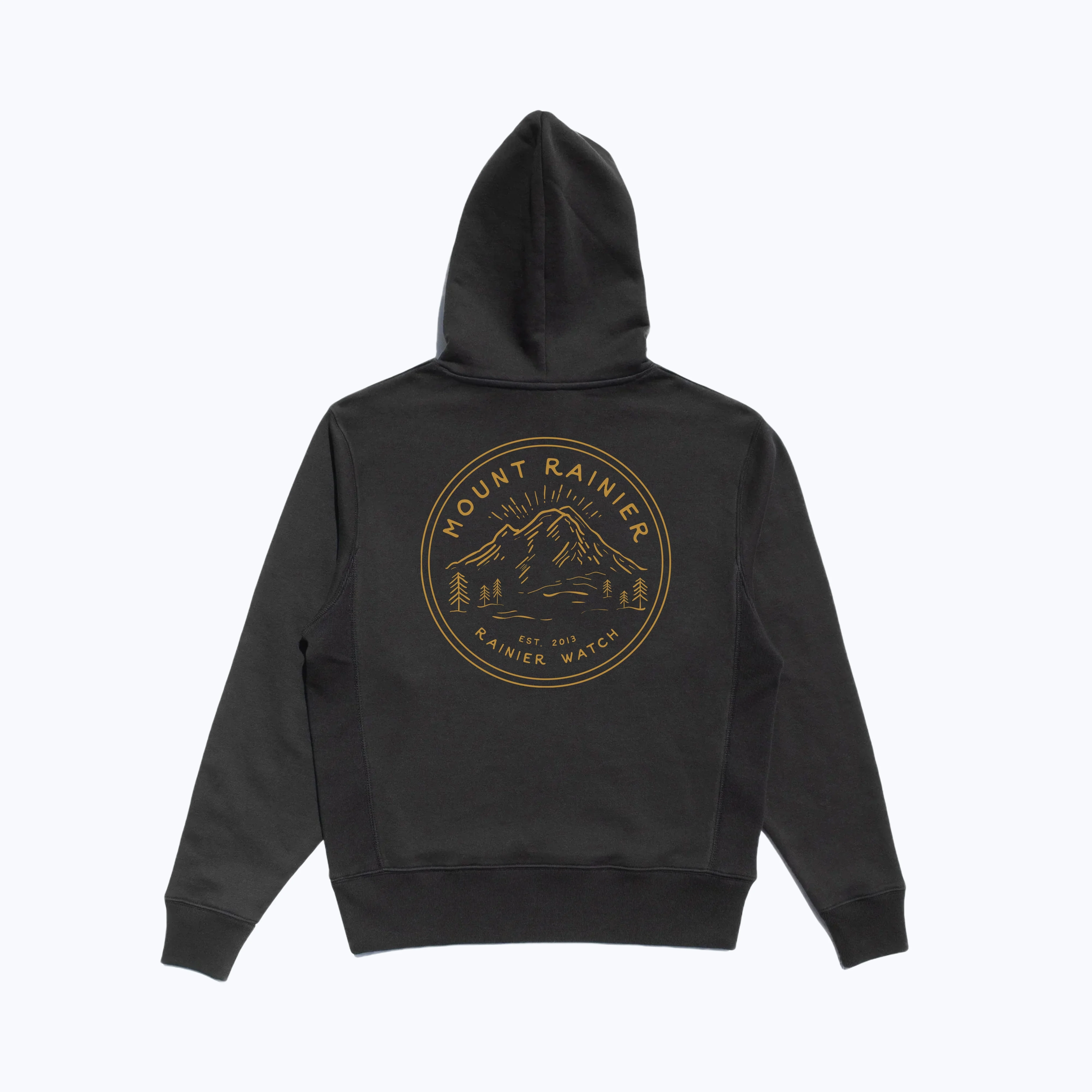 Ranger Hoodie Sweatshirt - Heavyweight - Black - Image 4