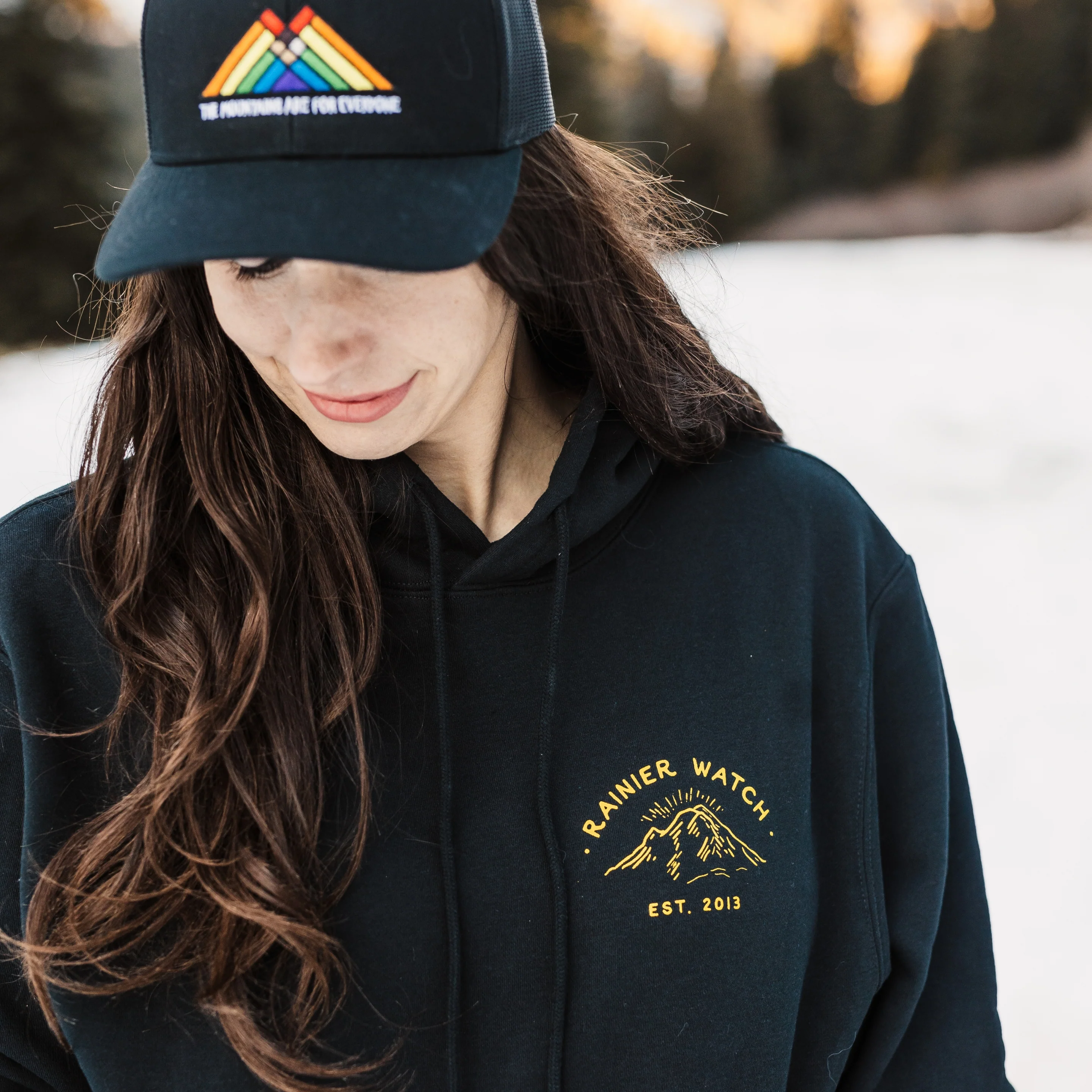 Ranger Hoodie Sweatshirt - Heavyweight - Black - Image 5