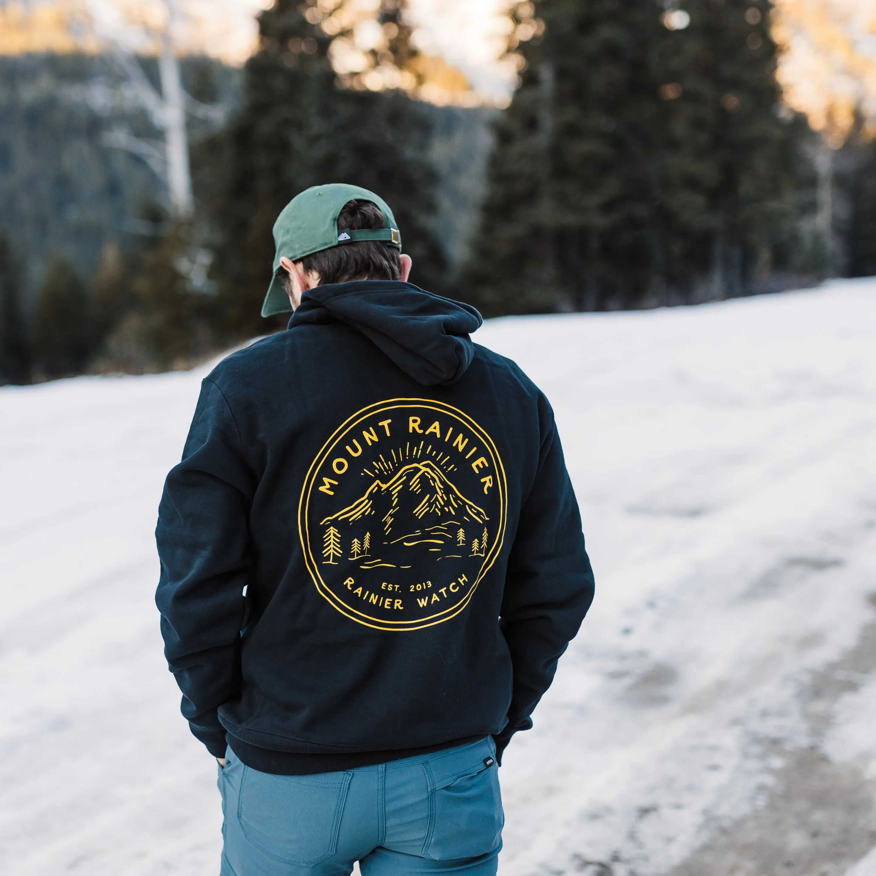 Ranger Hoodie Sweatshirt - Heavyweight - Black - Image 7