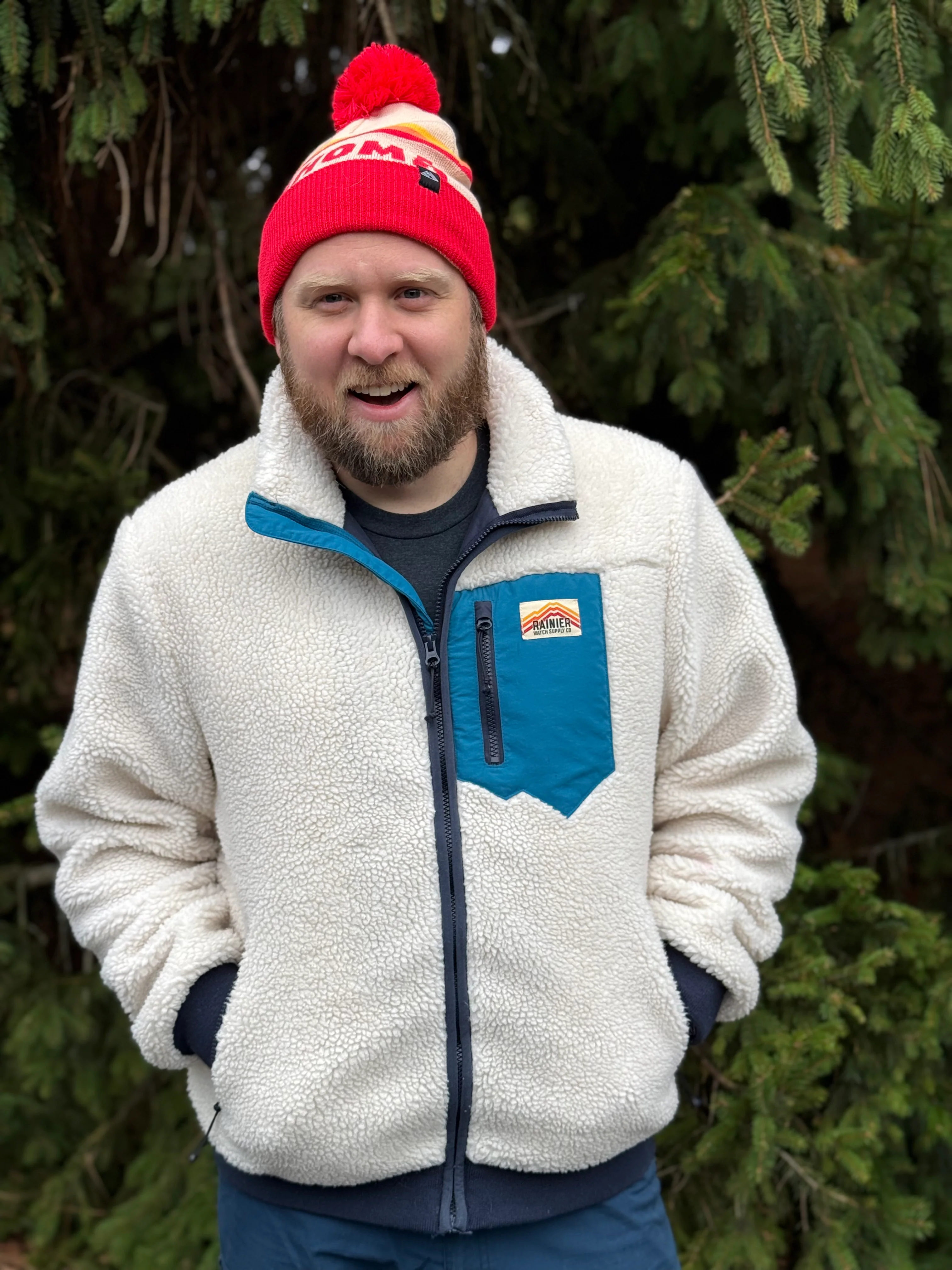 Turbo SuperFleece Jacket - Lined Recycled Fleece - Cream - Image 15