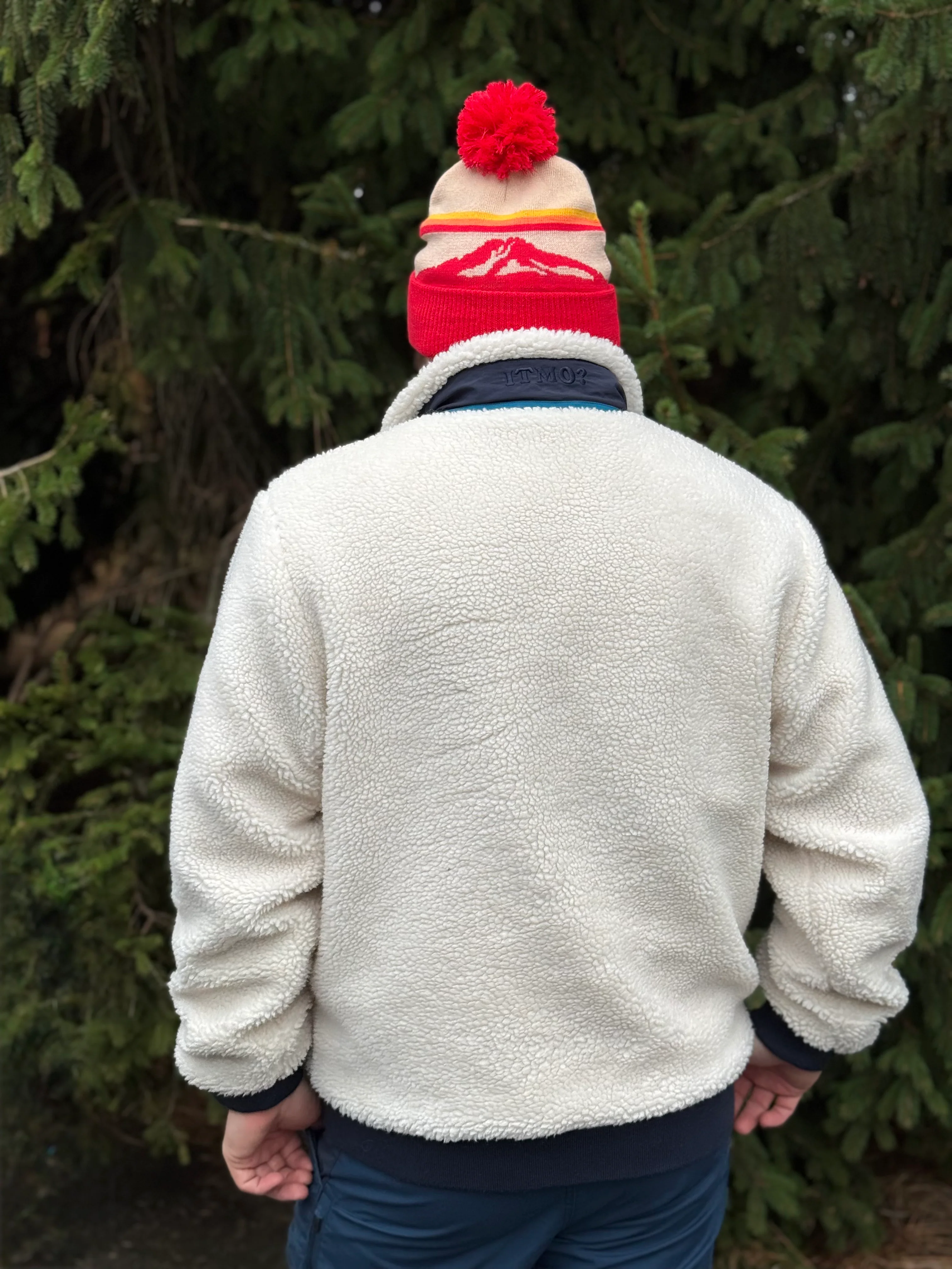 Turbo SuperFleece Jacket - Lined Recycled Fleece - Cream - Image 16