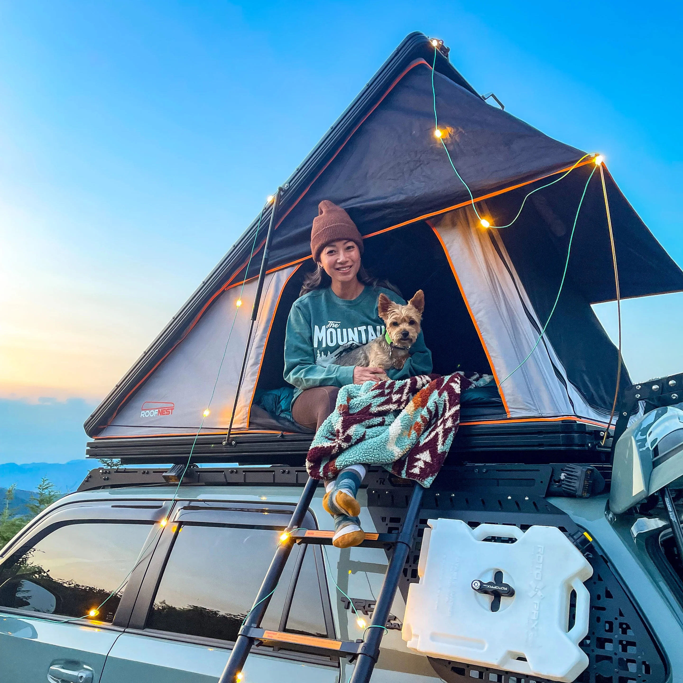 The Mountain is out Crewneck Sweatshirt - Image 7