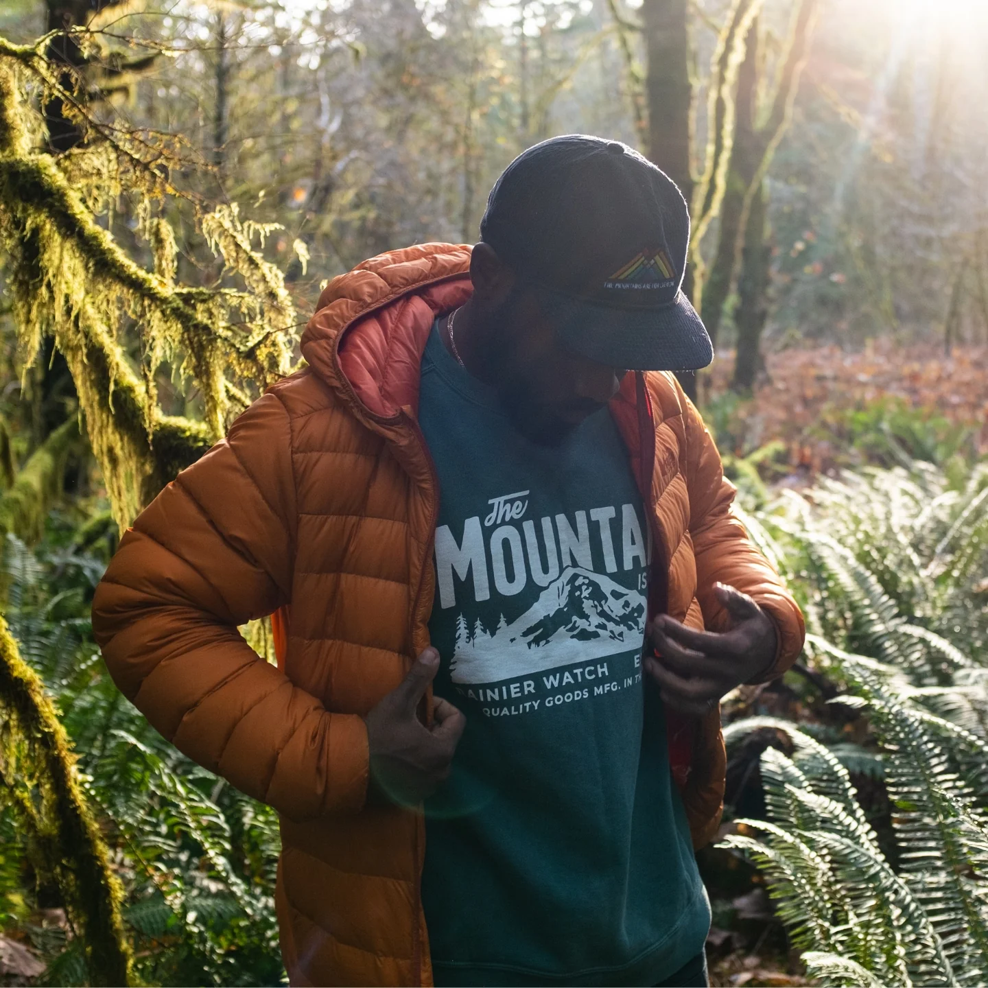 The Mountain is out Crewneck Sweatshirt - Image 9