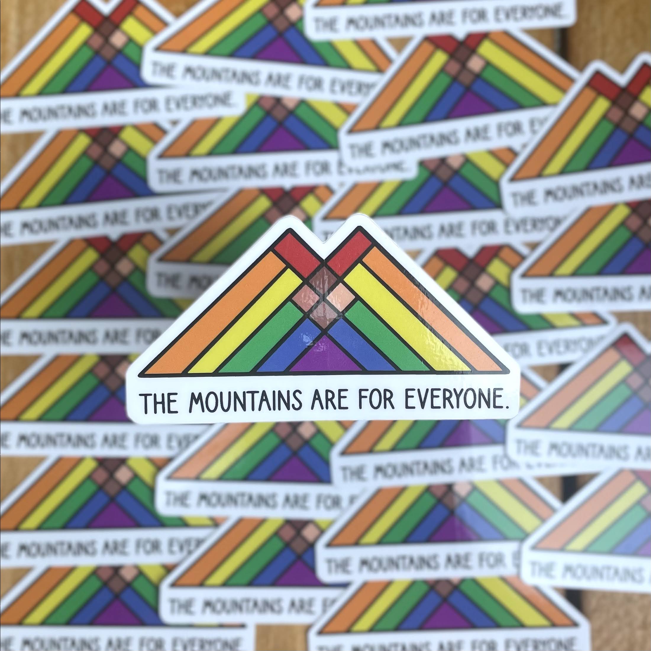 The Mountains are for everyone Sticker - Image 4