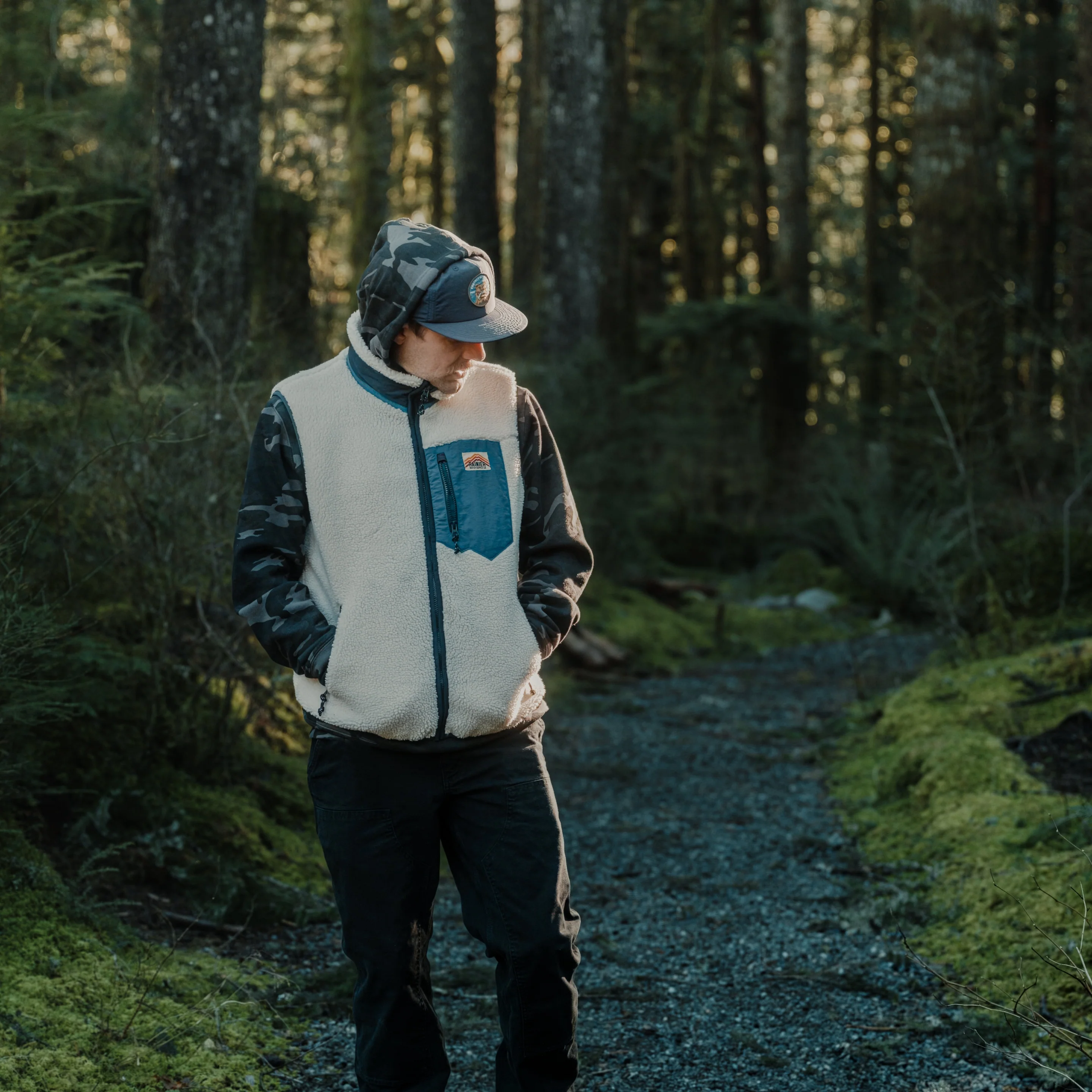 Turbo SuperFleece Vest - Cream (Lined Recycled Fleece) - Image 3