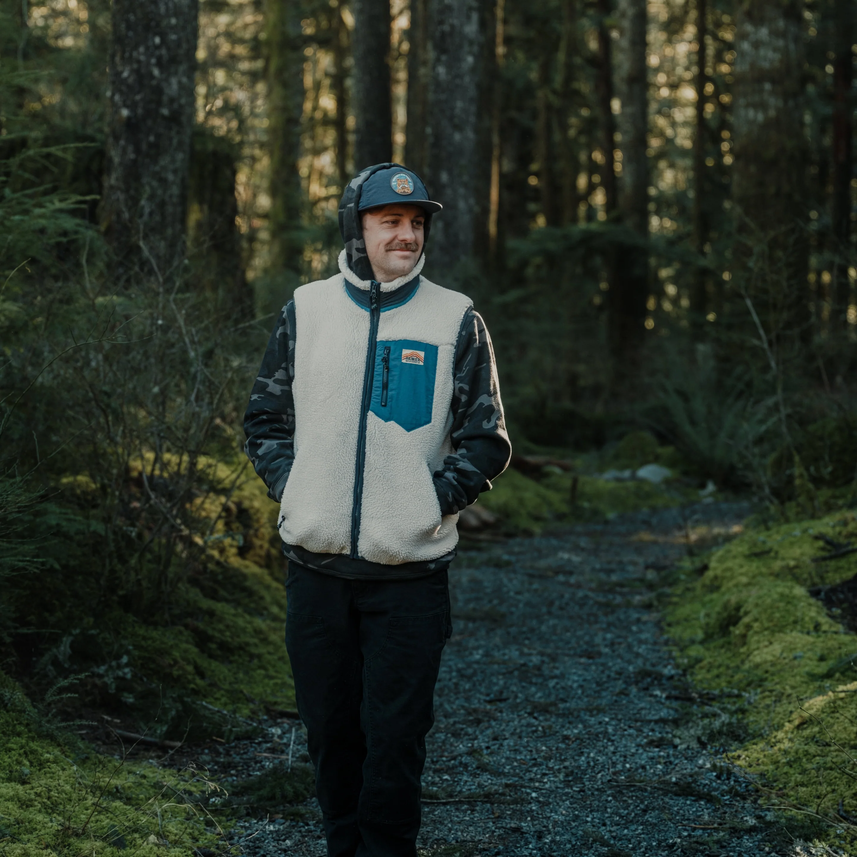 Turbo SuperFleece Vest - Cream (Lined Recycled Fleece) - Image 4