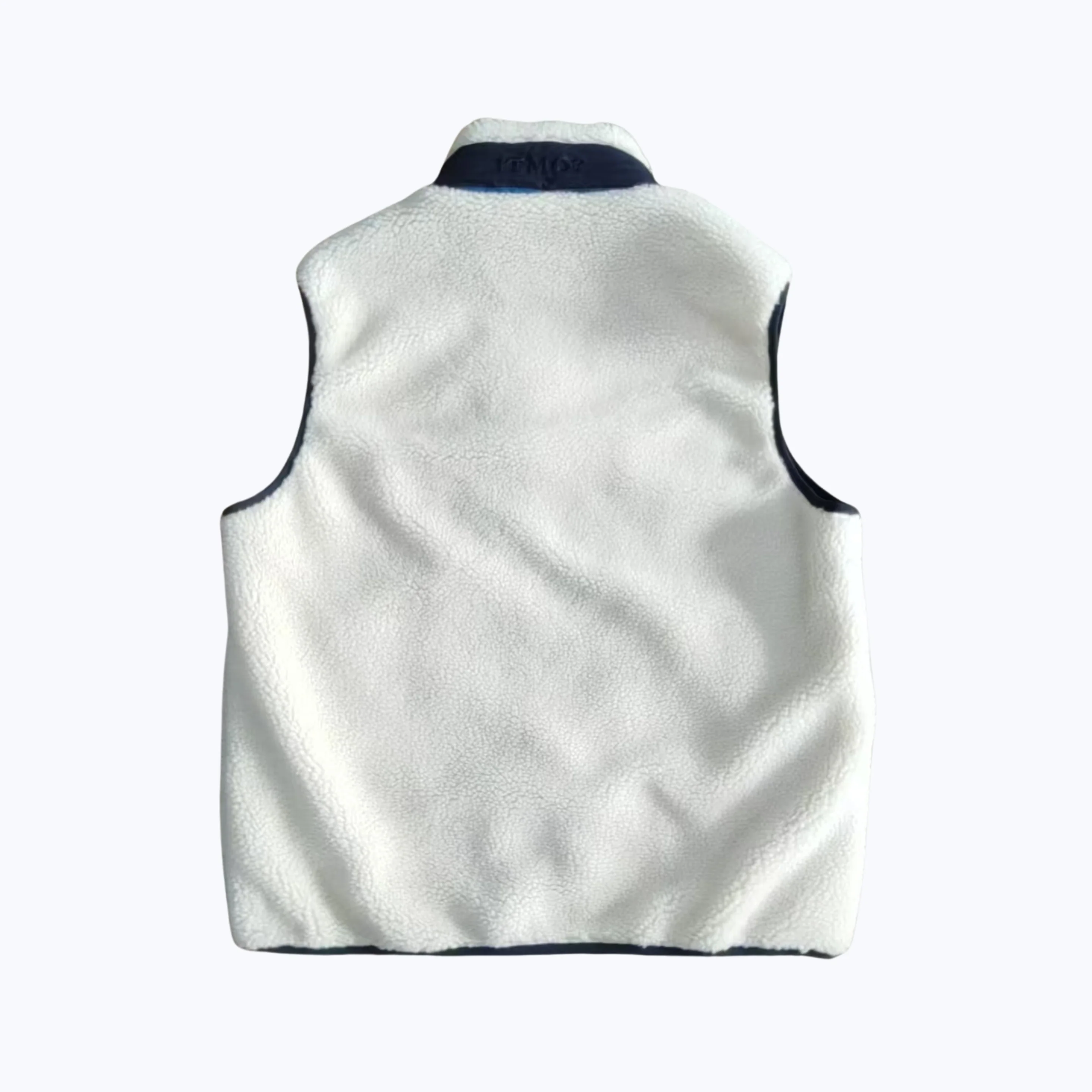 Turbo SuperFleece Vest - Cream (Lined Recycled Fleece) - Image 7