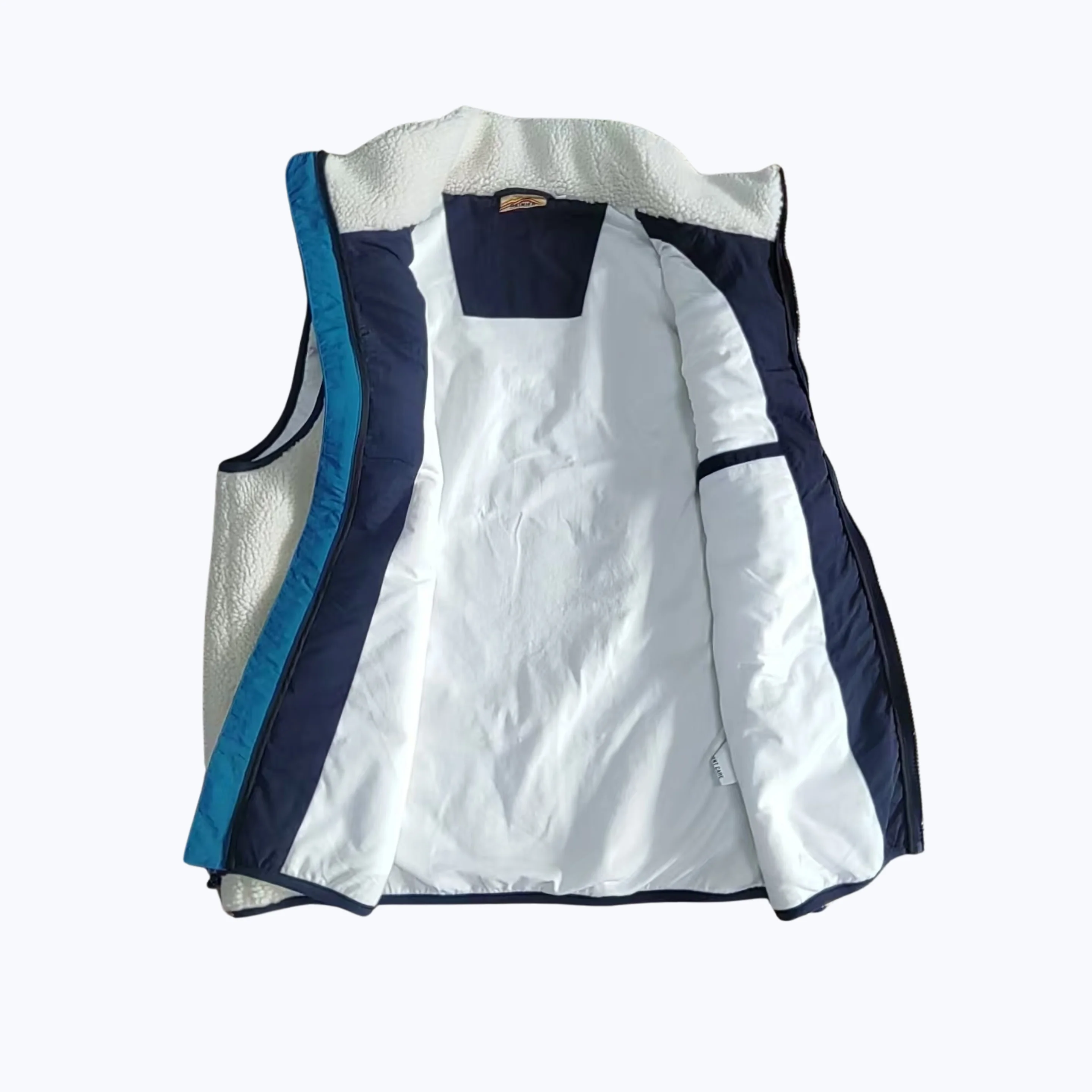 Turbo SuperFleece Vest - Cream (Lined Recycled Fleece) - Image 8