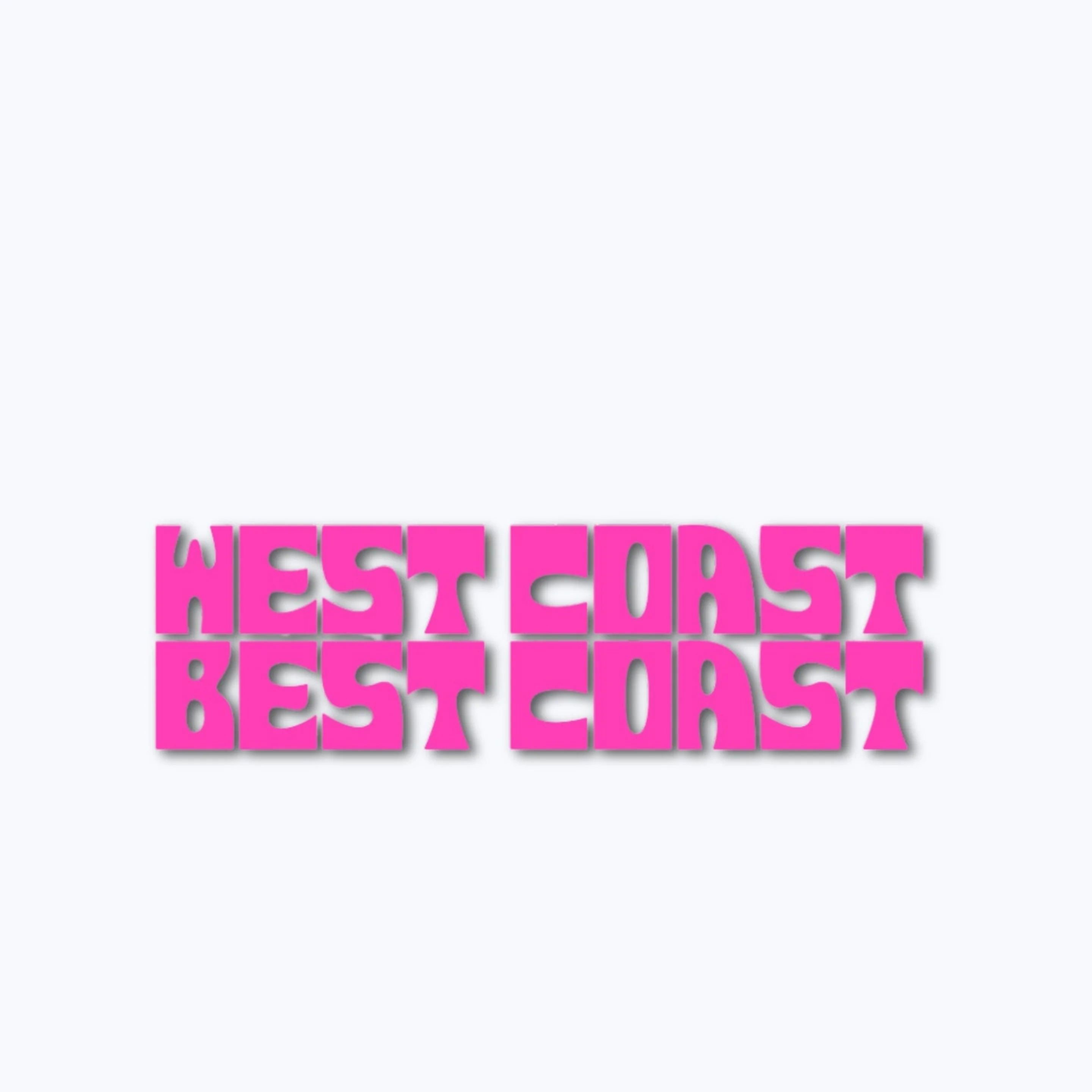West Coast Best Coast Vinyl Decal - Image 4
